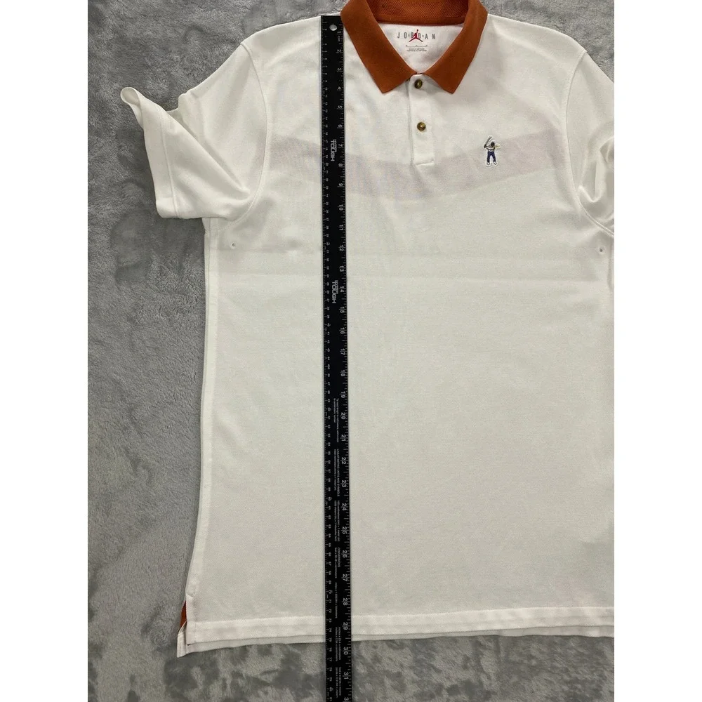 Air Jordan X Eastside Golf Club Pro Polo Shirt Men's Medium White Sports Casual